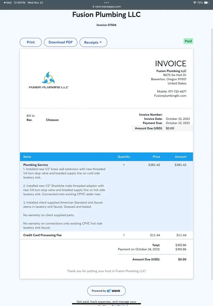 Top-rated plumbing repair for homes in Beaverton, OR by Fusion Plumbing