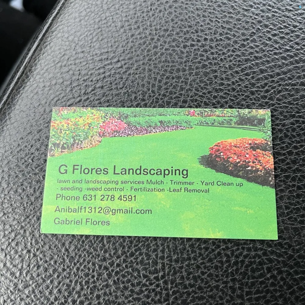 Slide of G Flores Landscaping