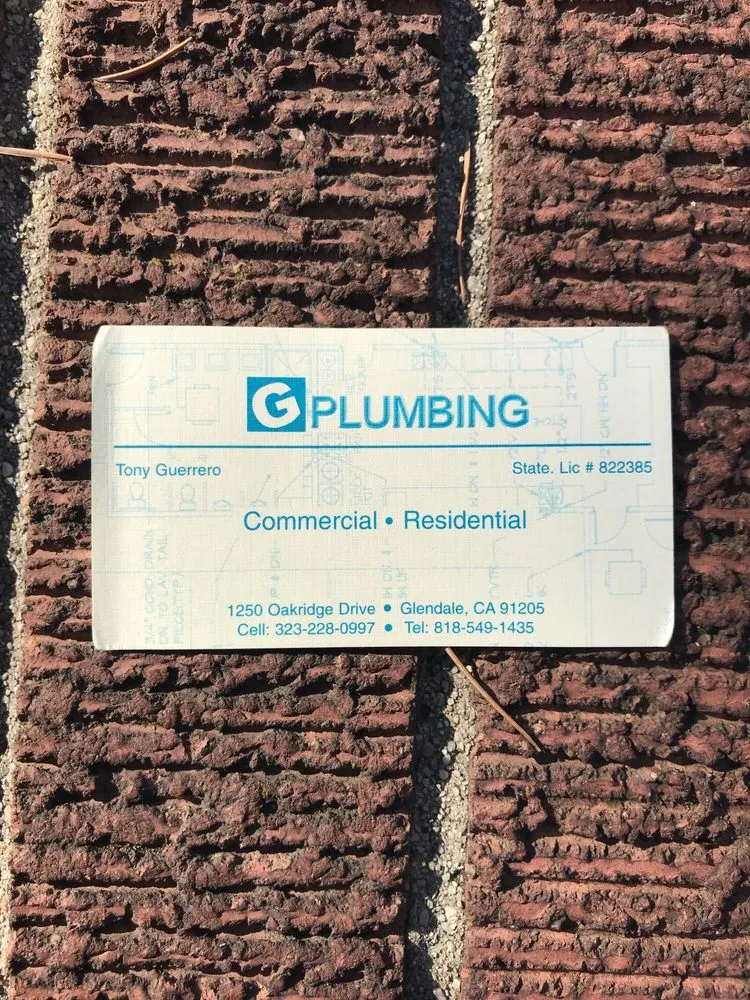 Slide of G Plumbing