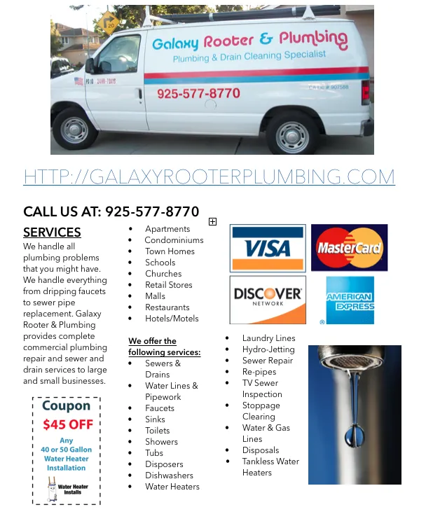 Slide of Galaxy Rooter & Plumbing