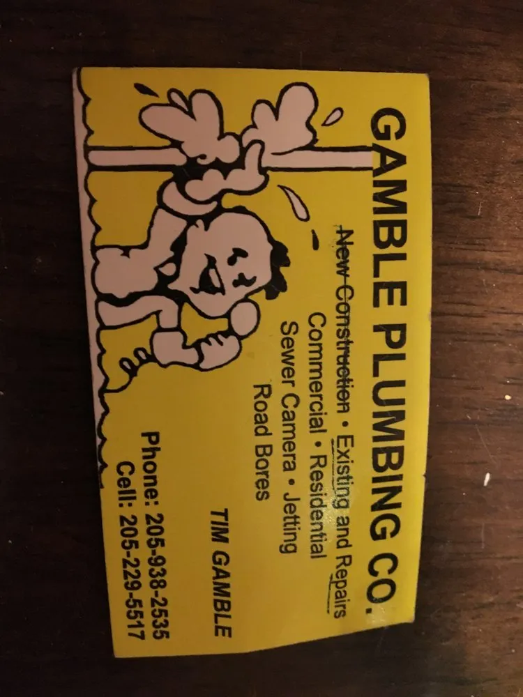 Slide of Gamble Plumbing