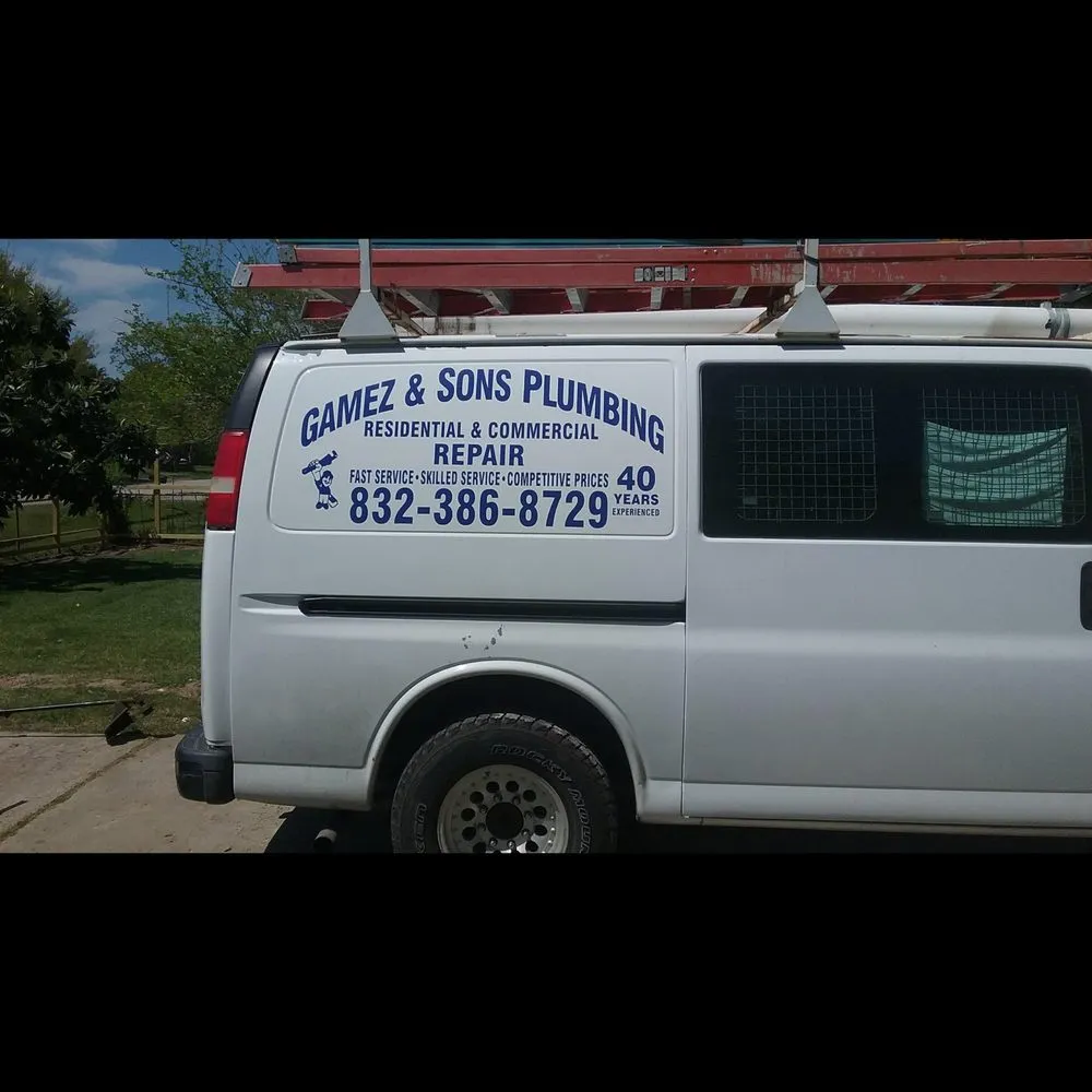 Slide of Gamez and Sons Plumbing