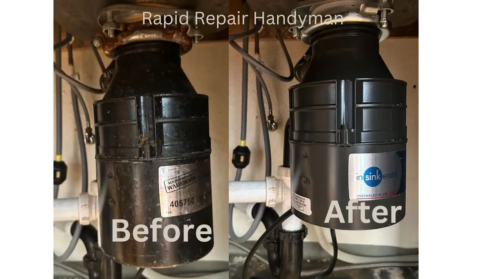 Slide of Garbage Disposal Repairman