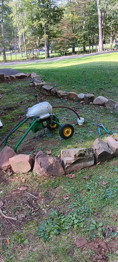 Slide of Garden Snake Drain Cleaning
