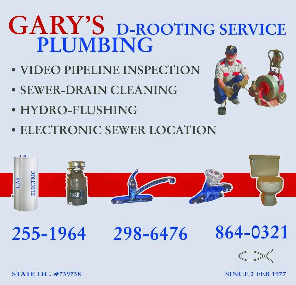 Slide of Gary's Plumbing