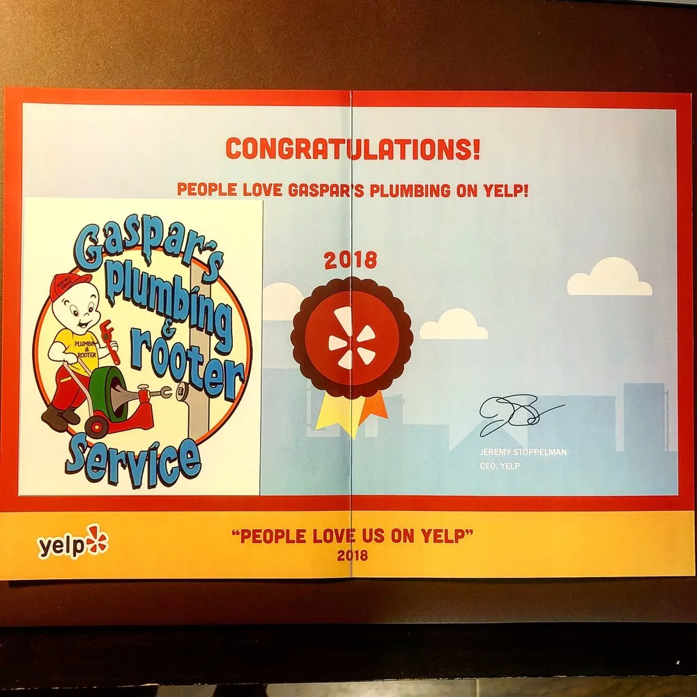 Slide of Gaspar's Plumbing