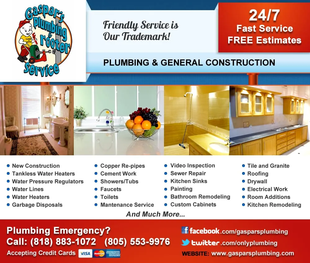 Slide of Gaspar's Plumbing