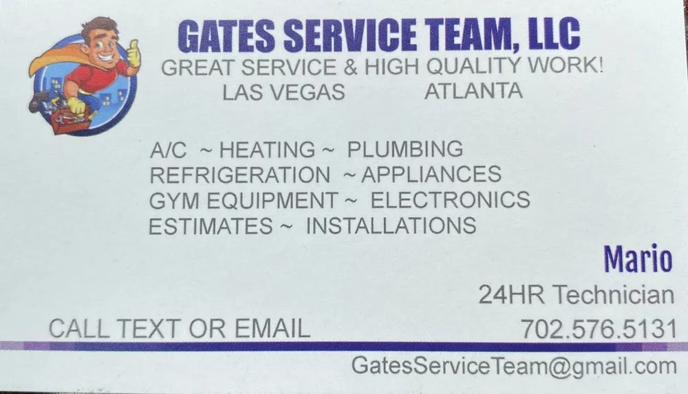 Slide of Gates Service Team
