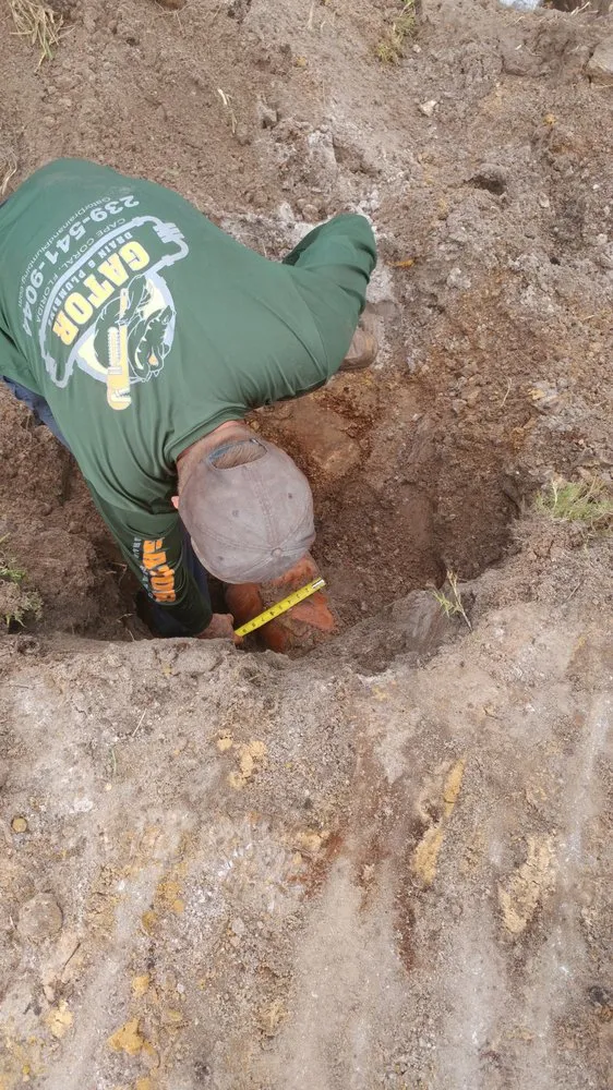 Slide of Gator Drain and Plumbing