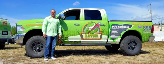 Slide of Gator Drain and Plumbing