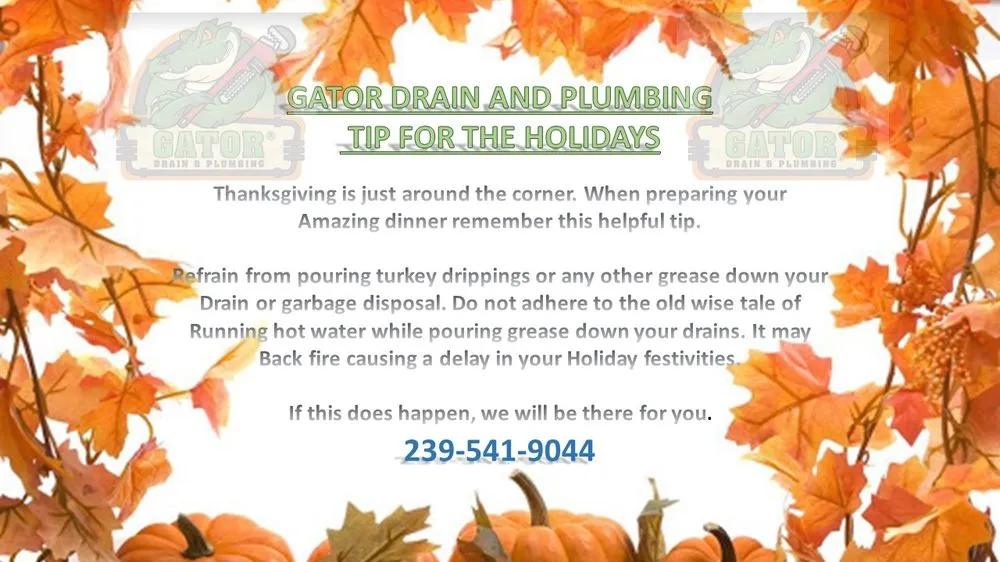 Slide of Gator Drain and Plumbing