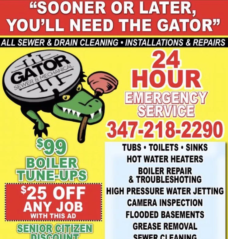 Slide of Gator Sewer & Mechanical