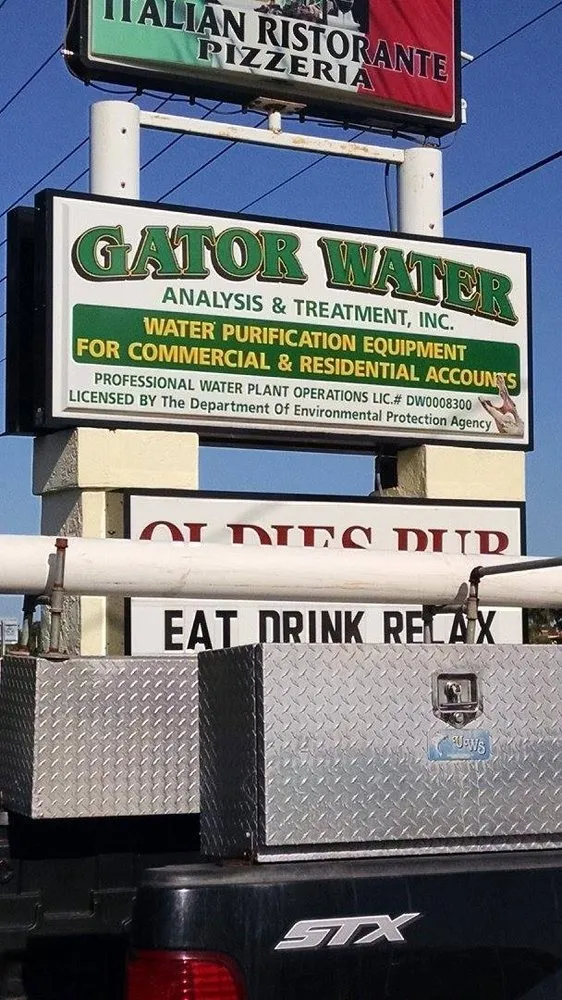 Slide of Gator Water Analysis & Treatment