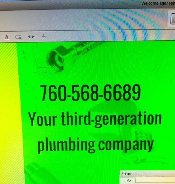 Slide of Gene Phillips Plumbing