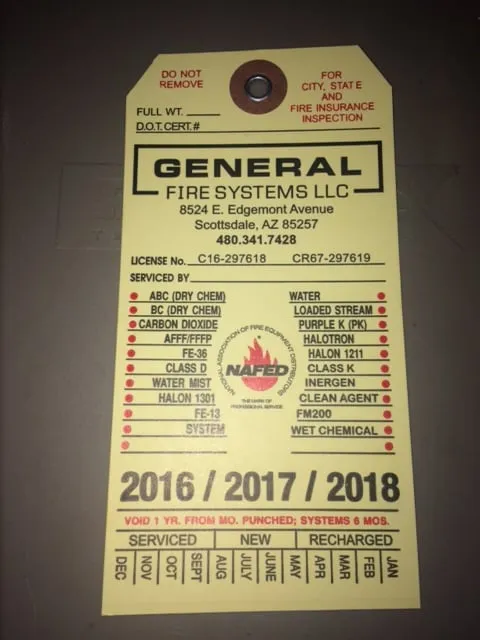 Slide of General Fire Systems