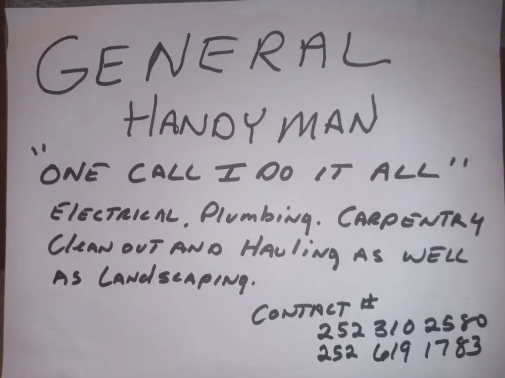 Slide of General Handyman