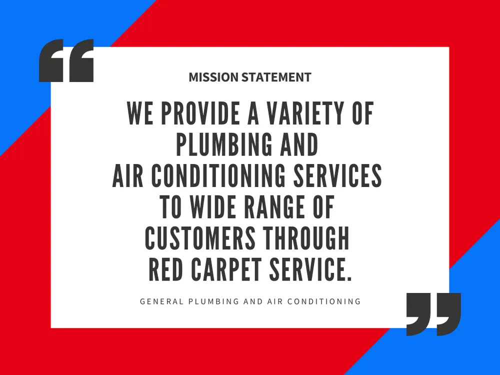 Slide of General Plumbing and Air Conditioning