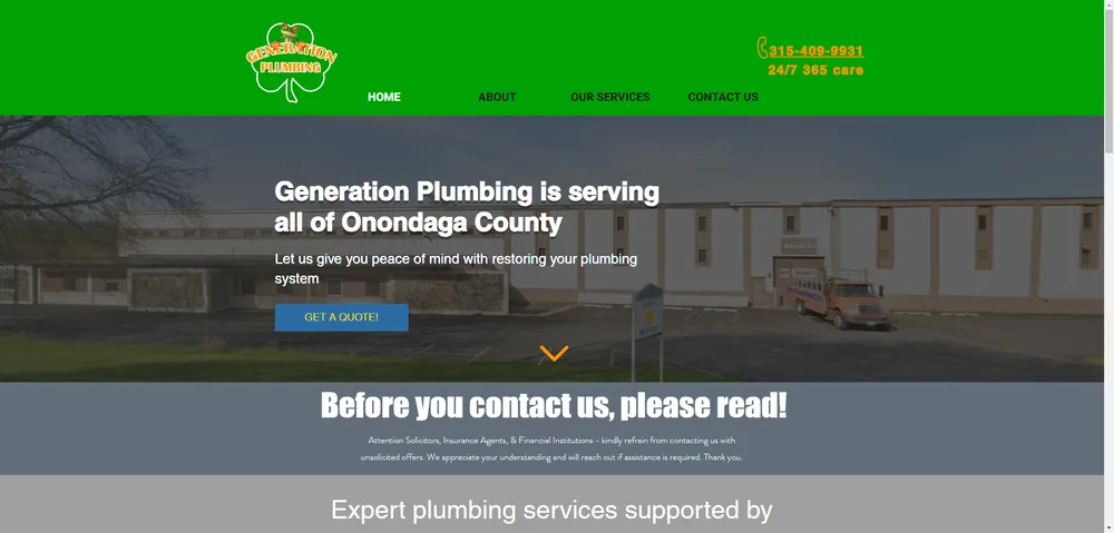Slide of Generation Plumbing