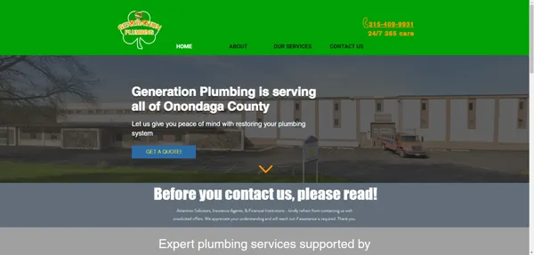 Generation Plumbing Logo