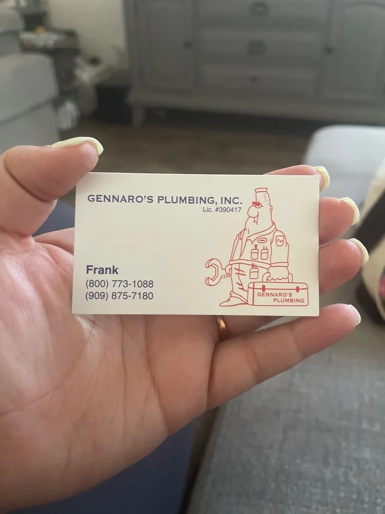 Slide of Gennaro's Plumbing