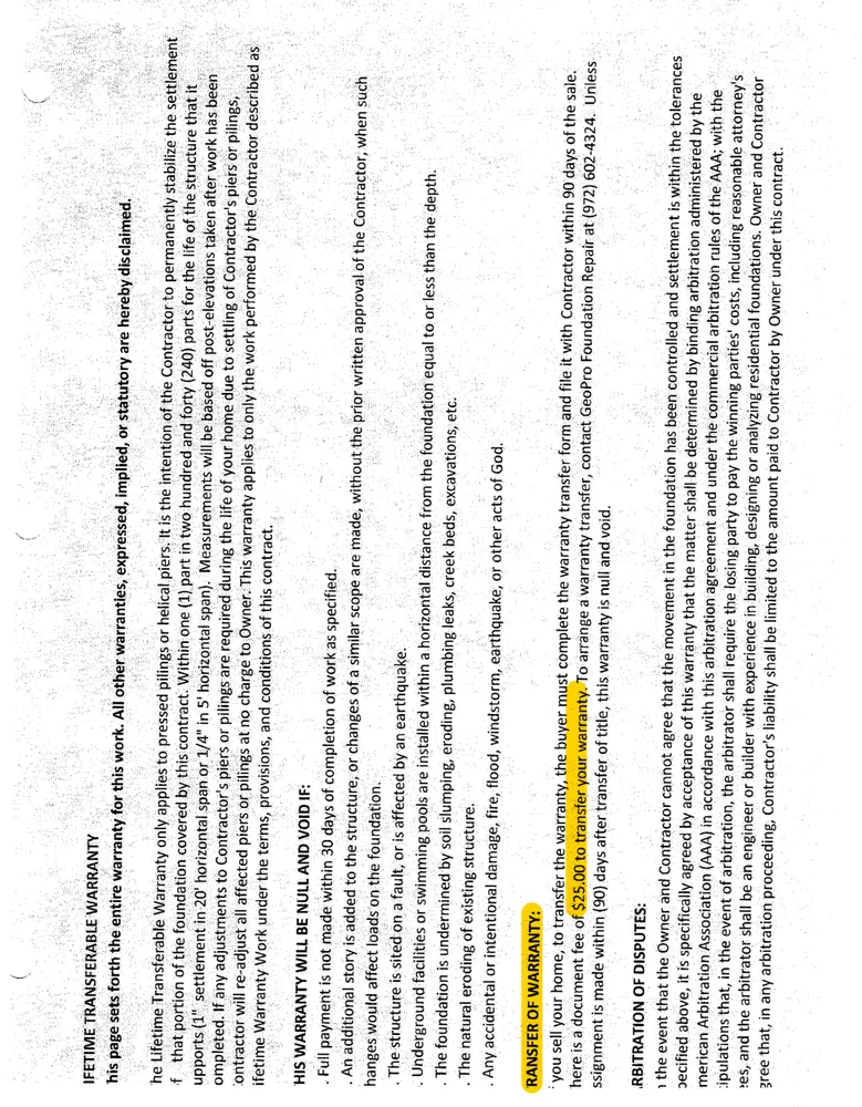 Slide of GeoPro Foundation