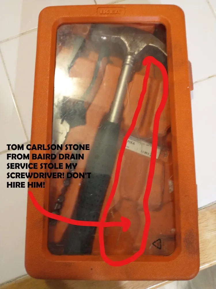 Slide of George Baird Drain Service