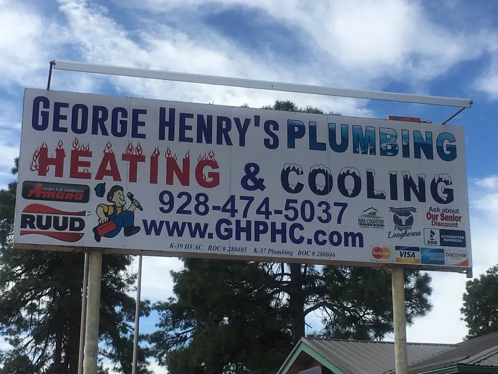 Slide of George Henry's Plumbing, Heating, & Cooling