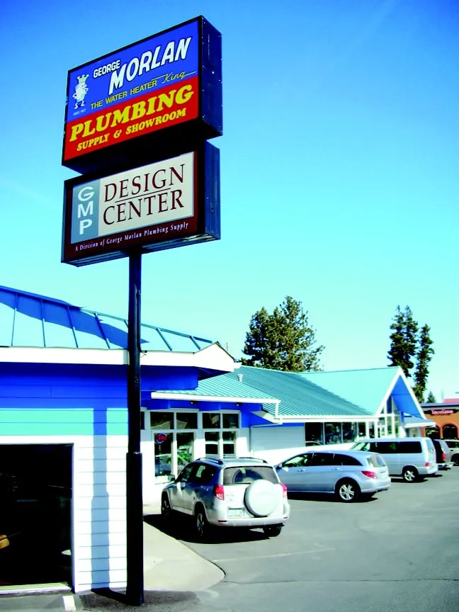 Slide of George Morlan Plumbing Supply