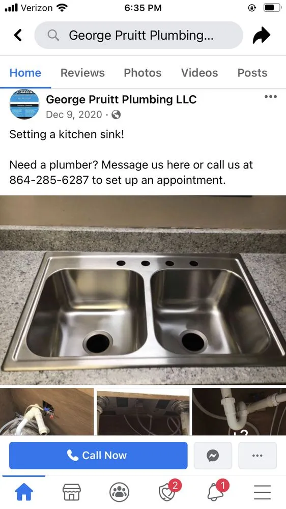 Slide of George Pruitt Plumbing