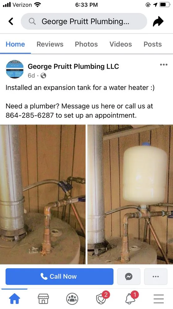 Slide of George Pruitt Plumbing