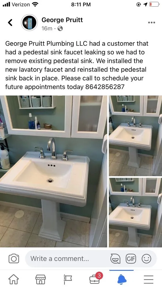 Slide of George Pruitt Plumbing