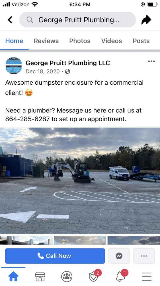 Slide of George Pruitt Plumbing