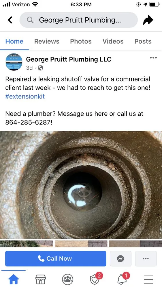 Slide of George Pruitt Plumbing