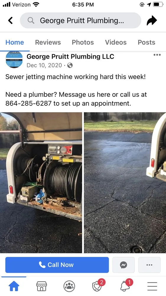 Slide of George Pruitt Plumbing