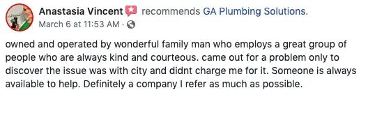 Slide of Georgia Plumbing Solutions