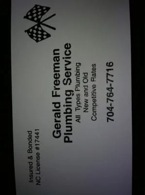 Gerald Freeman Plumbing Logo