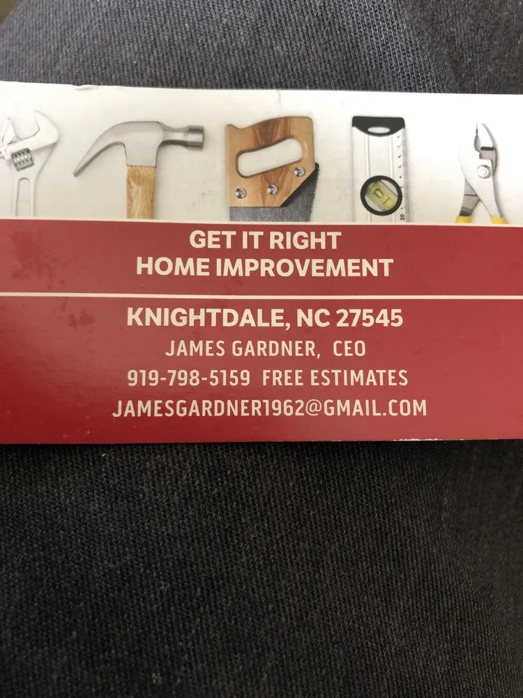 Slide of Get It Right Home Improvement