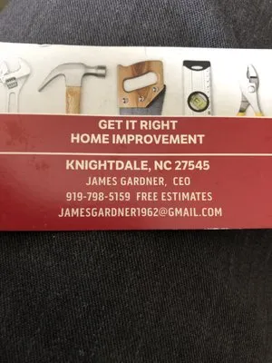 Get It Right Home Improvement Logo