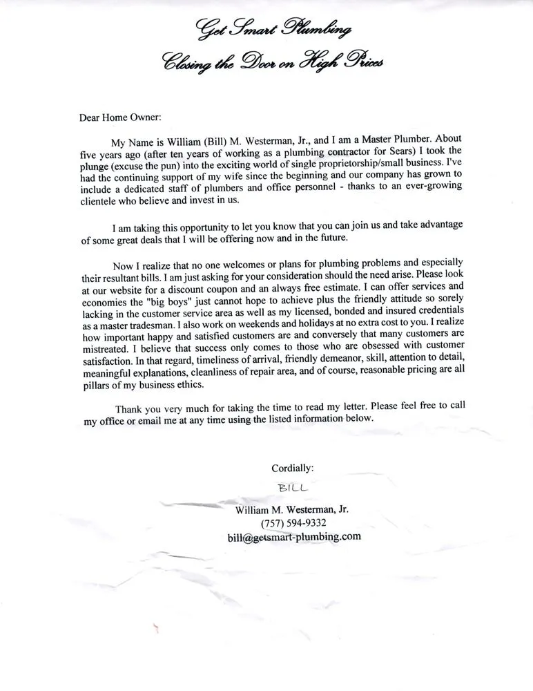 Slide of Get Smart Plumbing