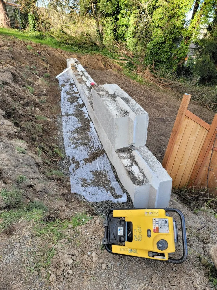 Slide of Get'er Done excavating