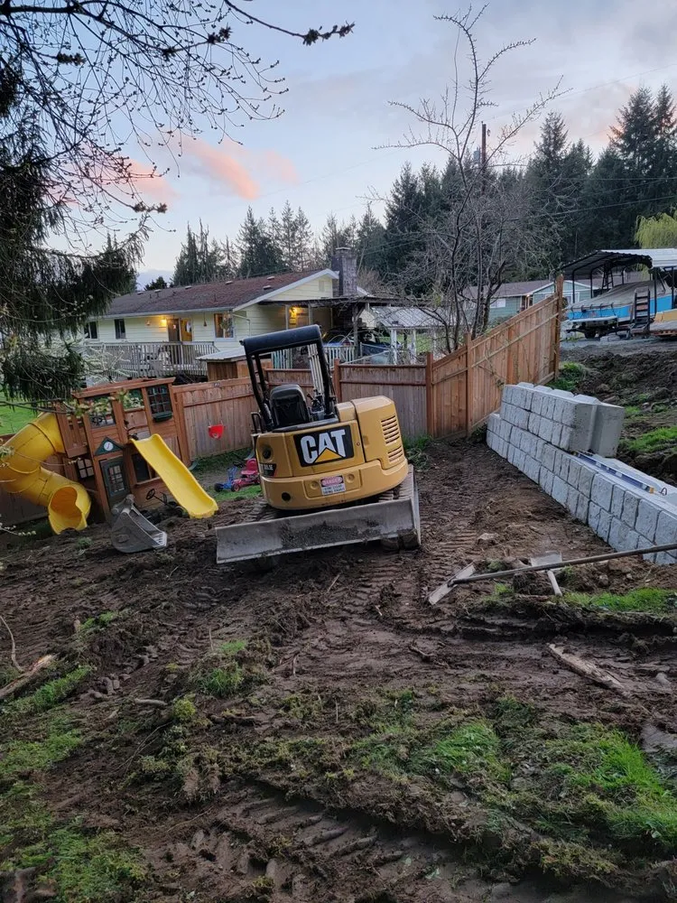 Slide of Get'er Done excavating