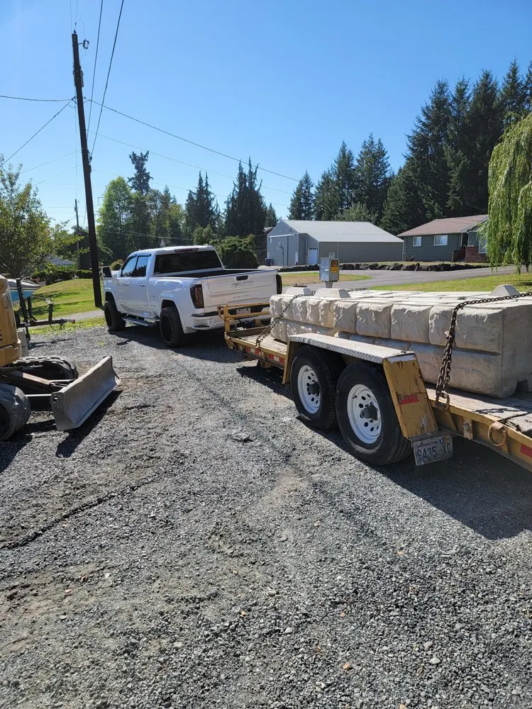 Slide of Get'er Done excavating