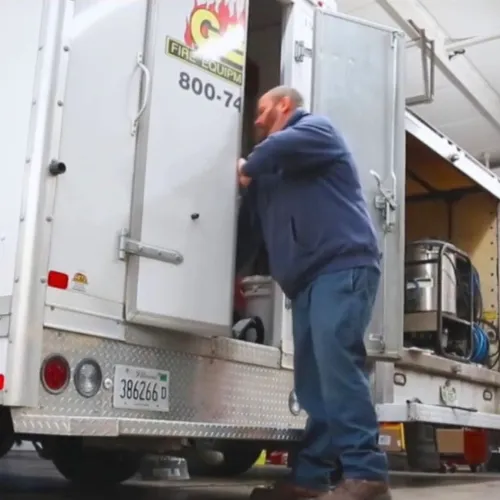 Slide of Getz Fire Equipment Company