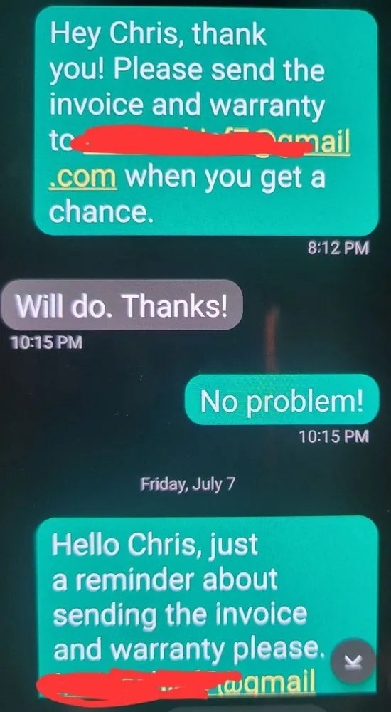 Slide of Gibson Directional Drilling