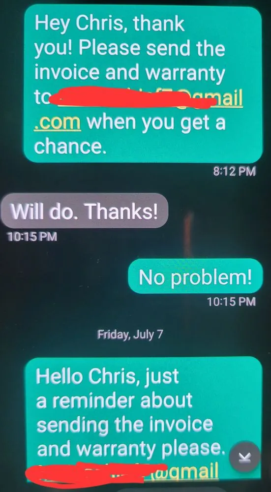 Slide of Gibson Directional Drilling