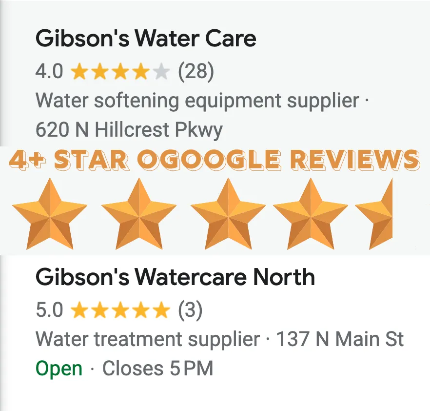 Slide of Gibson's WaterCare