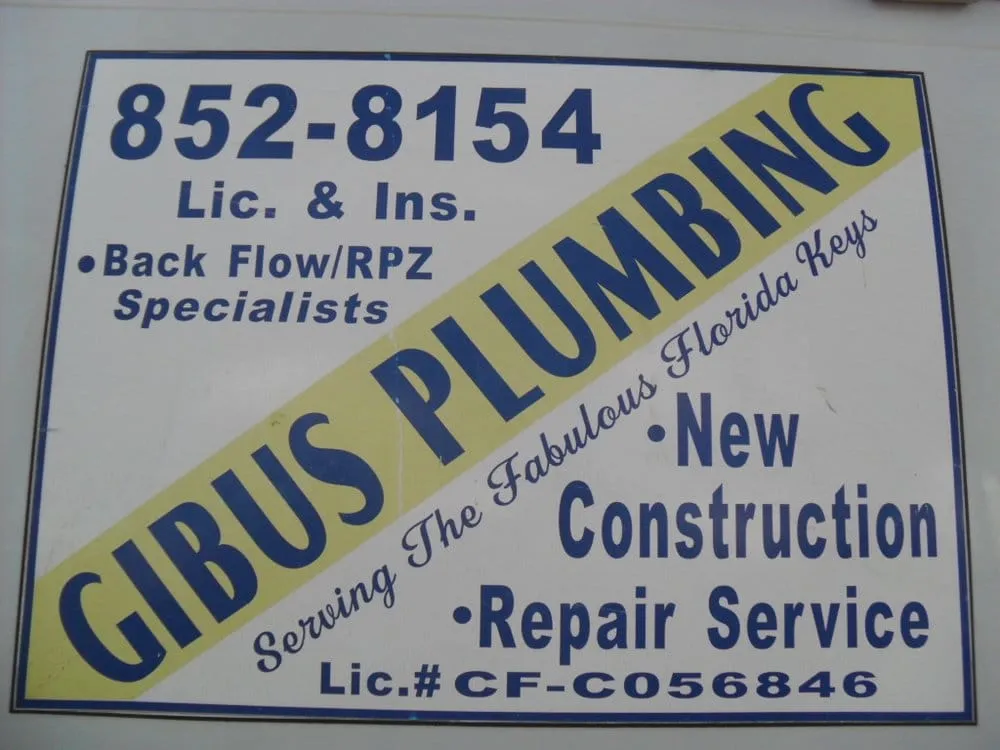 Slide of Gibus Plumbing