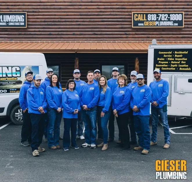 Emergency pipe repair for homes in Langley, OK by Gieser Plumbing