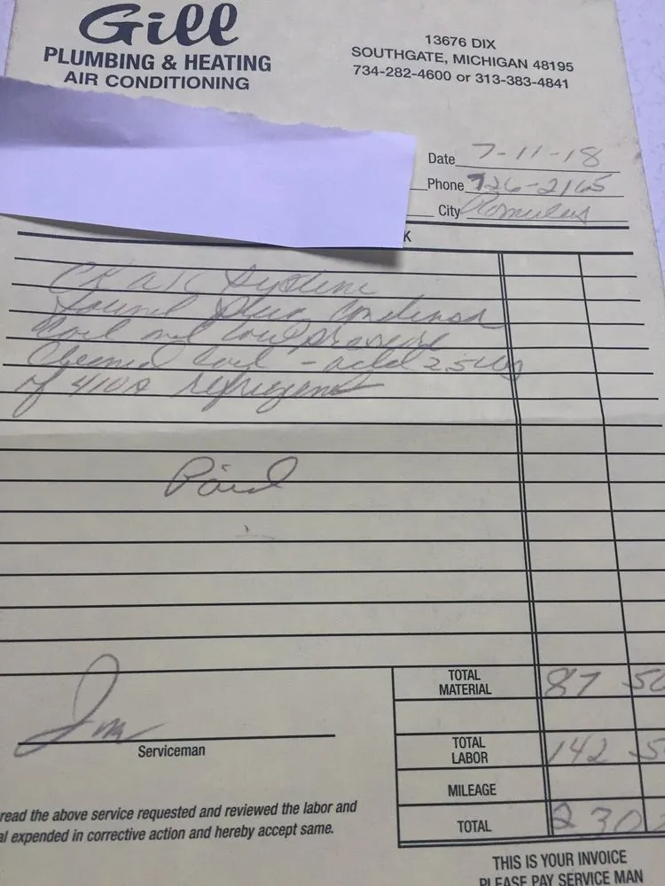 Slide of Gill Plumbing