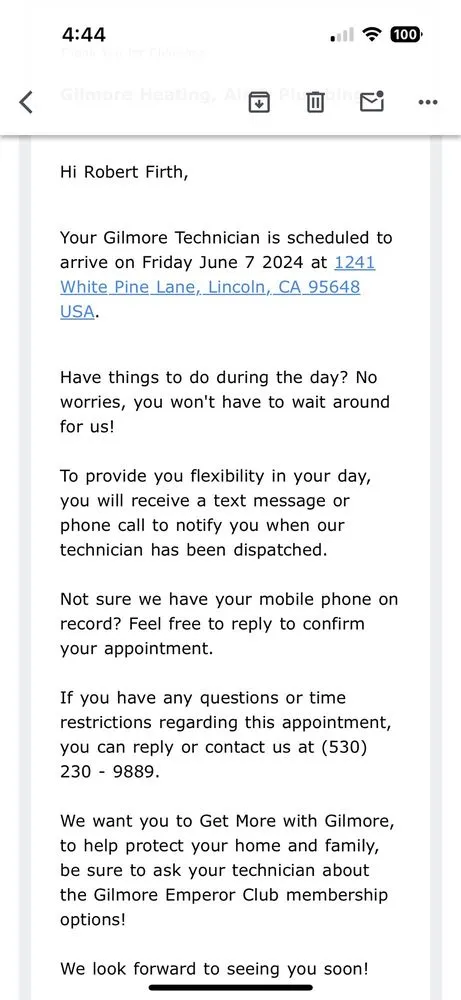 Professional water heater service service in Antelope, CA - Gilmore Heating Air and Plumbing